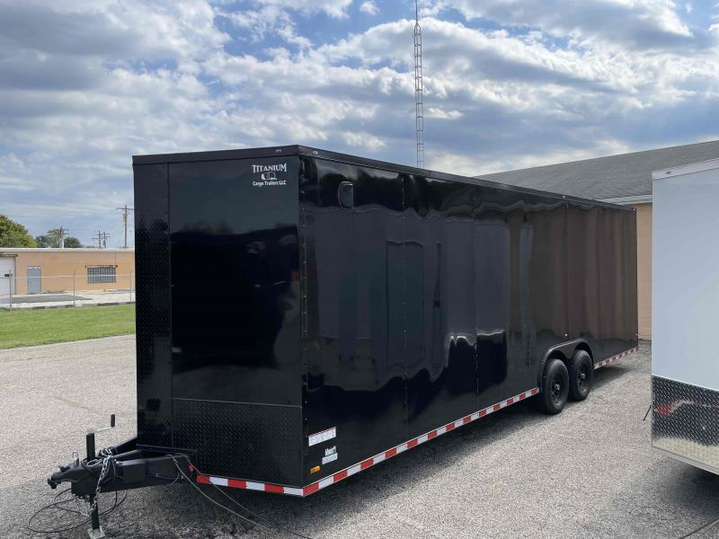 2022 Titanium 8.5X26 +V 90" Int Ht BlackOut Car / Cargo Enclosed Trailer 2022 Titanium 8.5X26 +V 90" Int Ht BlackOut Car / Cargo Enclosed Trailer
