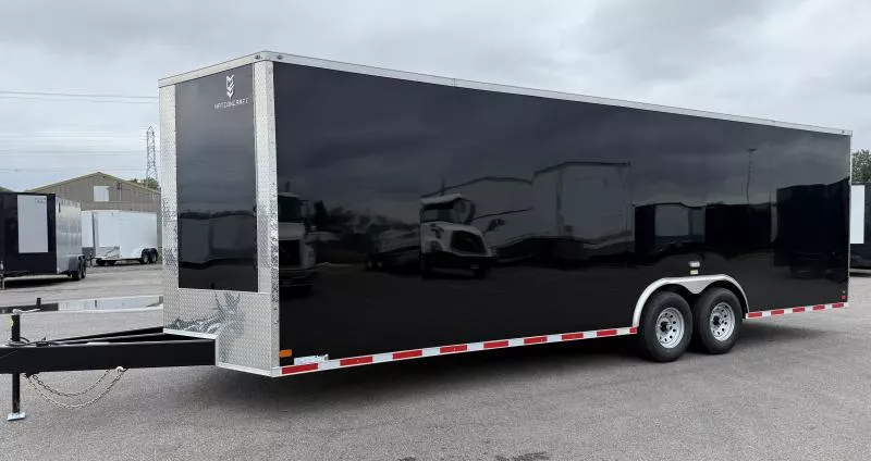 2026 Nationcraft 8.5x26 Screwless .080 PolyCore Ext Enclosed Trailer / Car Hauler