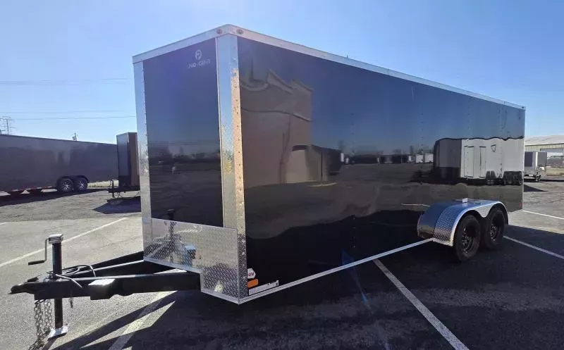 2025 Nationcraft PC 7x20 .080 PolyCore Ext - Extended Tongue Enclosed Trailer / Car Hauler
