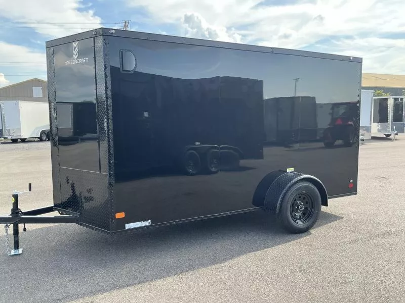 2025 Nationcraft 6x12  Blackout Screwless Polycore .080 Exterior  Cargo / Enclosed Trailer