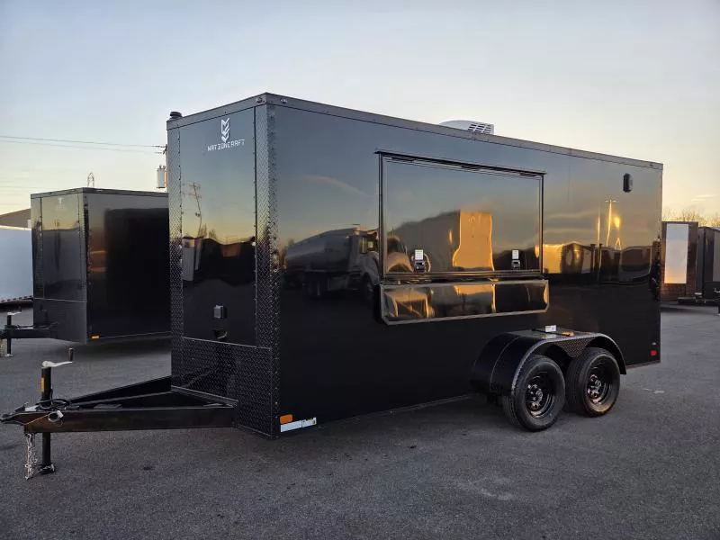 2026 7x16 - Premier Concession Trailer - Sinks - A/C - Electric