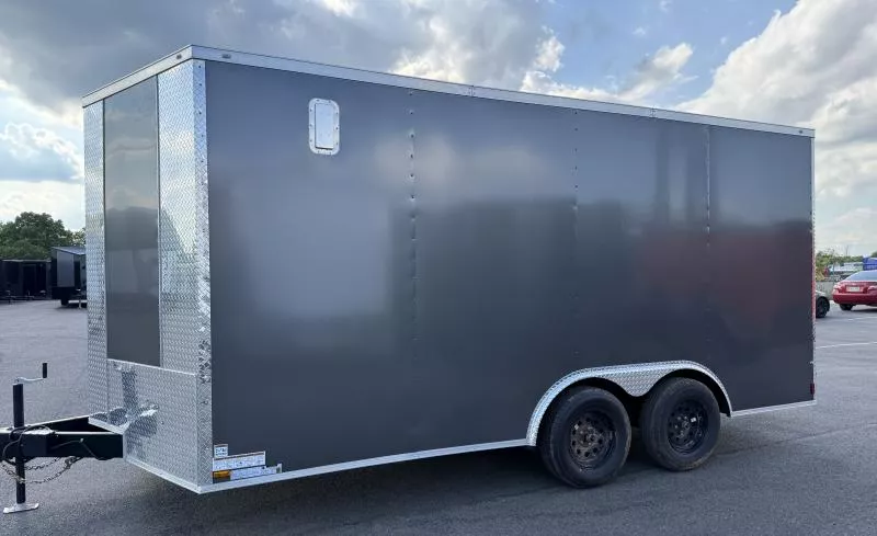2025 Titanium 8.5x16 .080 Polycore Ext - 7' Int Ht Enclosed Trailer / Car Hauler
