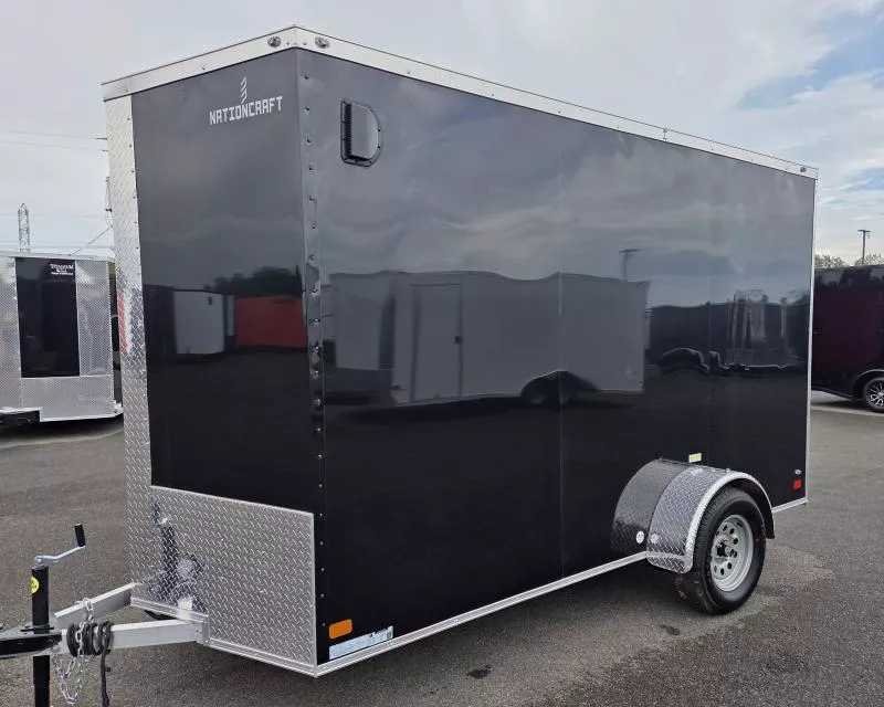 2025 Nationcraft 6x12 SA Aluminum Frame - 7' Int Ht Cargo / Enclosed Trailer