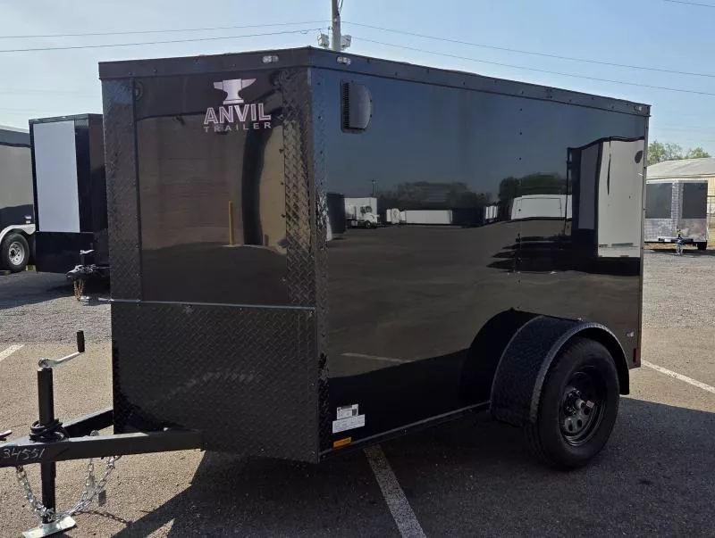 2025 Anvil 5x8 Blackout .080 PolyCore Ext Cargo Enclosed Trailer 