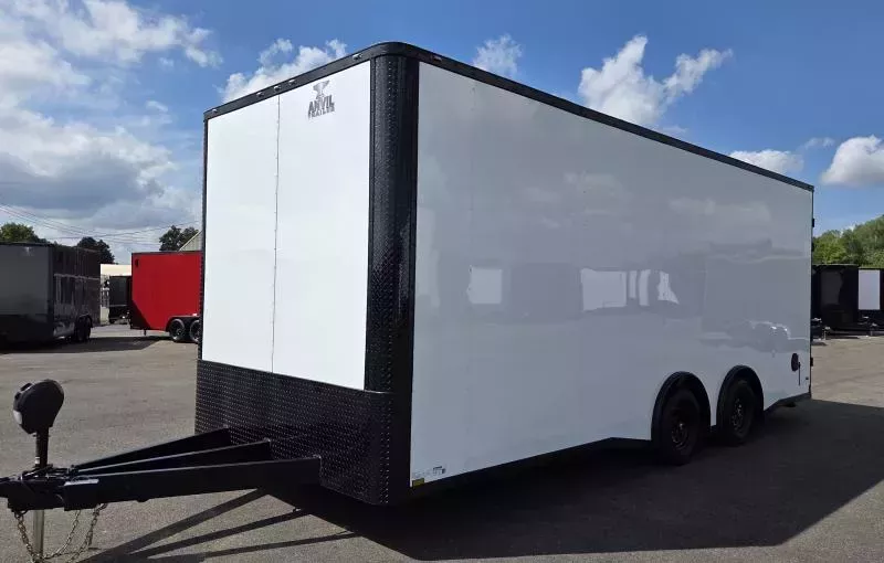 New 2026 8.5x22 - Torsion Spread - Barn Door - .080 PolyCore Ext - 8' Int Ht - Enclosed Trailer