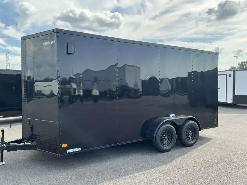2025 Nationcraft 7x16 - 7' Int Ht- Blackout .030 Ext Enclosed Trailer