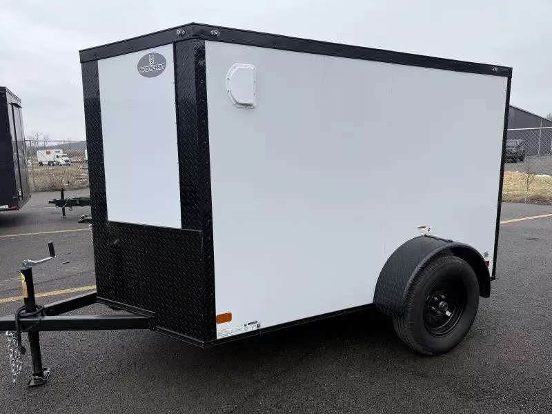 New 2026 5x8 - White/Blackout Screwless .080 Ext - Cargo / Enclosed Trailer
