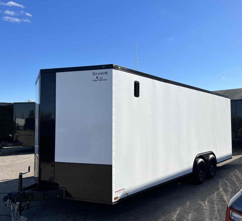 2023 Titanium 8.5 X 28, 7' 6" Int Ht Enclosed Trailer / Car Hauler