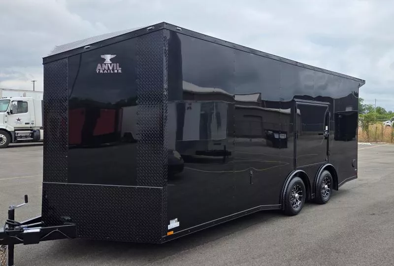 2026 Anvil 8.5x20 Torsion Spread - Blackout .080 PolyCore Ext - Wing - Escape Door - 7.5' Int Ht Enclosed Trailer / Car Hauler