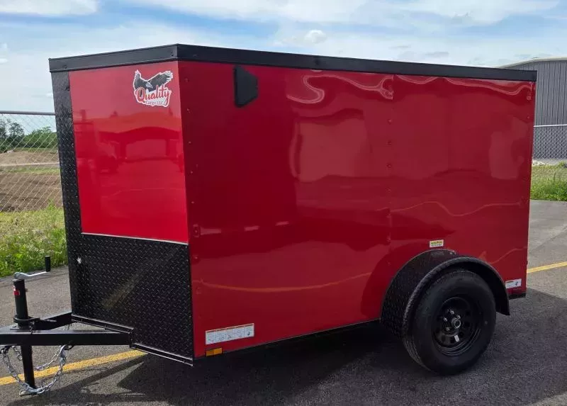 New 5x8 - Red/BlackOut .030 Ext - Cargo / Enclosed Trailer