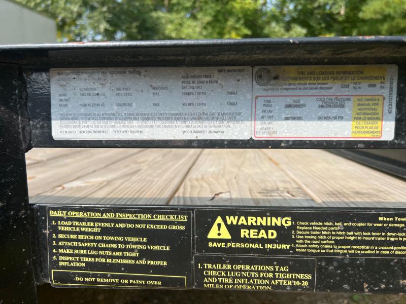 2022 Gatormade Trailers 82X20LOWBOY Car / Racing Trailer 2022 Gatormade Trailers 82X20LOWBOY Car / Racing Trailer