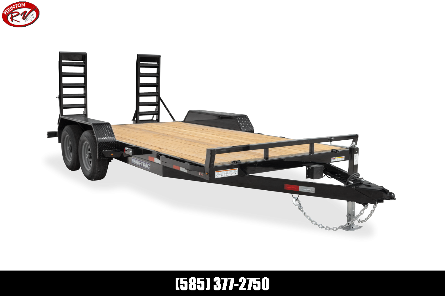 2023 Sure-Trac 7 x 18 (16+2) Equipment Trailer 10K 2023 Sure-Trac 7 x 18 (16+2) Equipment Trailer 10K