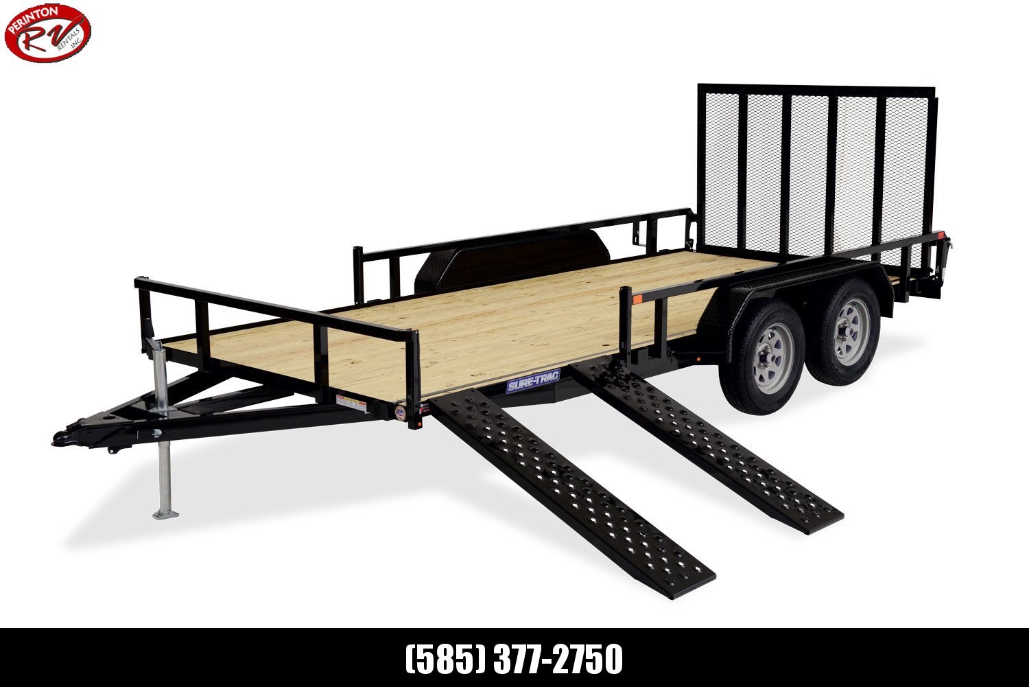 2023 Sure-Trac 7 x 14 Tube Top ATV Trailer 7K Tandem 2023 Sure-Trac 7 x 14 Tube Top ATV Trailer 7K Tandem