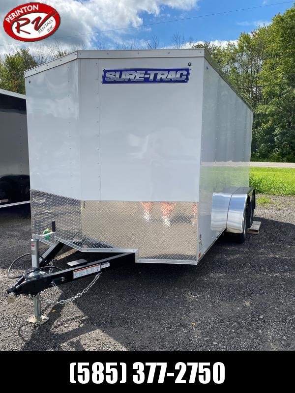 2020 Sure-Trac 7 x 14 Enclosed Wedge Tandem Axle 7K 2020 Sure-Trac 7 x 14 Enclosed Wedge Tandem Axle 7K