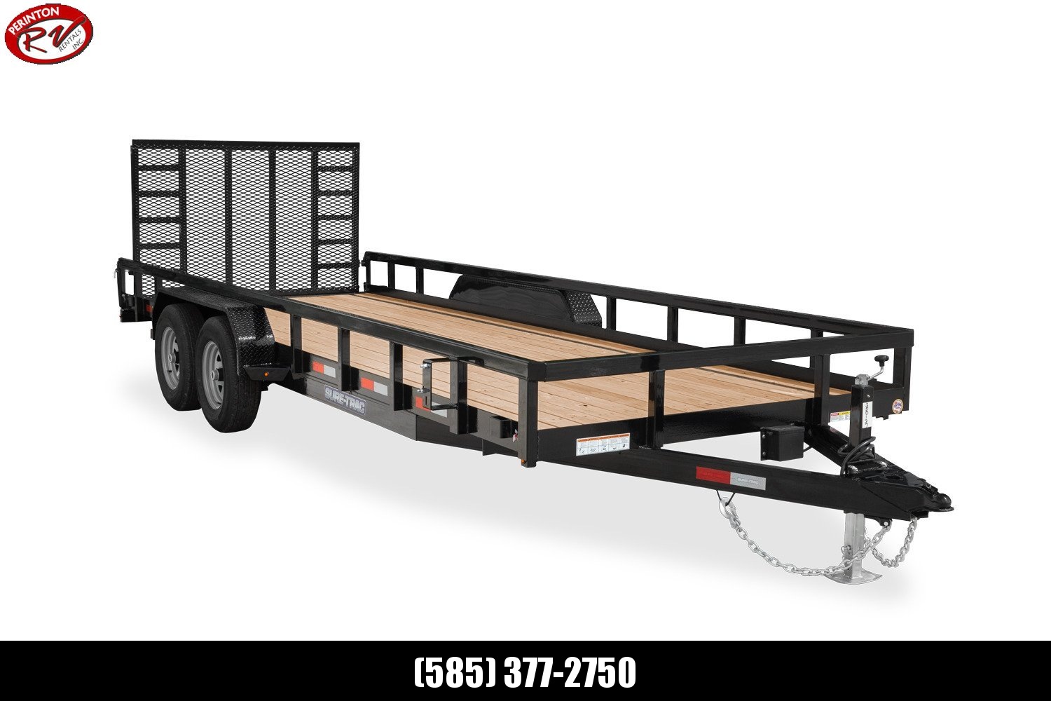 2023 Sure-Trac 7 x 18 Tube Top Utility Trailer 10K Tandem 2023 Sure-Trac 7 x 18 Tube Top Utility Trailer 10K Tandem