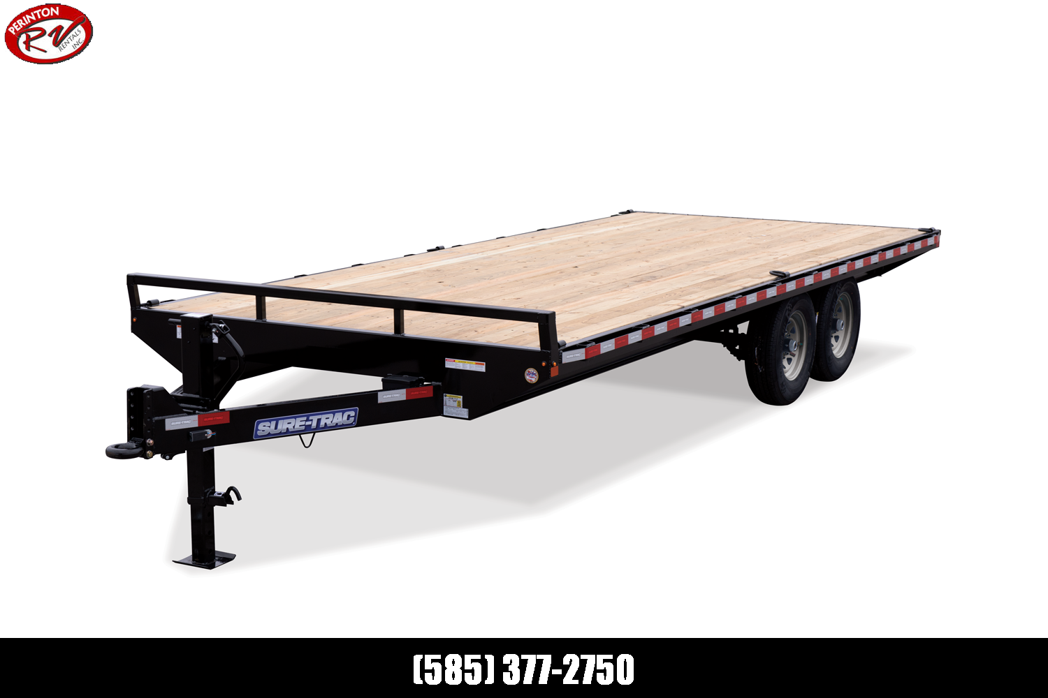 2022 Sure-Trac 8.5 x 20 Standard Duty Flat Deck Deckover Trailer 15K 2022 Sure-Trac 8.5 x 20 Standard Duty Flat Deck Deckover Trailer 15K