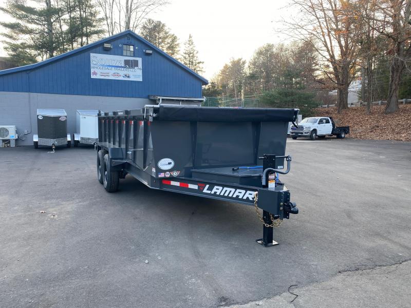 2023 Lamar Trailers 7X16 14K Dump Trailer 3FT WALLS TARP KIT Dump Trailer 2023 Lamar Trailers 7X16 14K Dump Trailer 3FT WALLS TARP KIT Dump Trailer