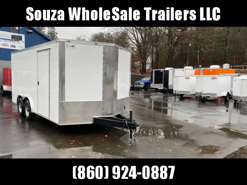 2023 J&C Suppliers 8.5X16TA3 W/REAER RAMP DOOR W/5200LBS AXLE / TRIPLE TONGUE Cargo / Enclosed Trailer 2023 J&C Suppliers 8.5X16TA3 W/REAER RAMP DOOR W/5200LBS AXLE / TRIPLE TONGUE Cargo / Enclosed Trailer