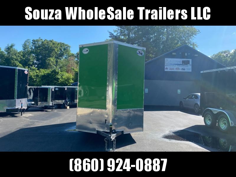 2022 Quality Cargo 6x12SA W/12" EXTRA HEIGHT PIEDMONT ELECTRIC GREE Enclosed Cargo Trailer 2022 Quality Cargo 6x12SA W/12" EXTRA HEIGHT PIEDMONT ELECTRIC GREE Enclosed Cargo Trailer