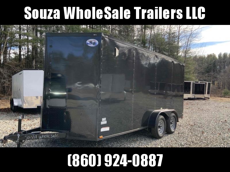 2022 Quality Cargo 7X16TA W/6" EXTRA HIGHT W/ BLACKOUT PKG W/REAR RA Enclosed Cargo Trailer 2022 Quality Cargo 7X16TA W/6" EXTRA HIGHT W/ BLACKOUT PKG W/REAR RA Enclosed Cargo Trailer