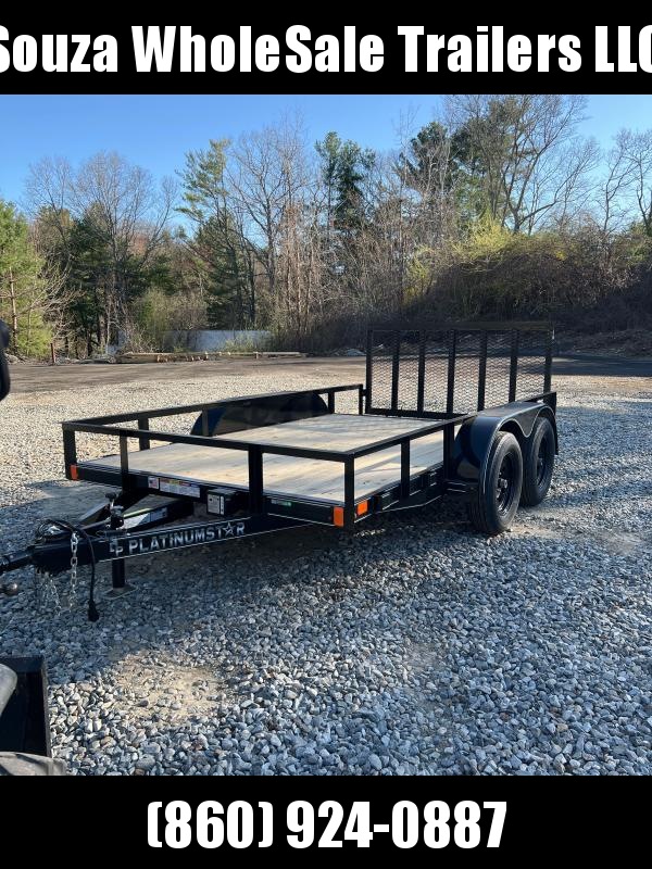 2022 Platinumstar 77" X 12' Tandem Axle Utility Utility Trailer 2022 Platinumstar 77" X 12' Tandem Axle Utility Utility Trailer