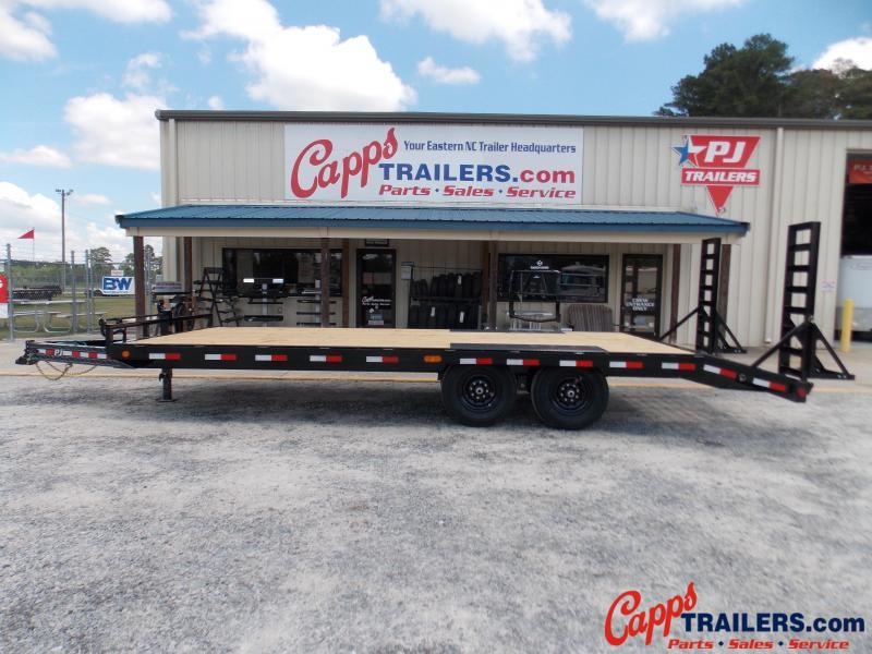 2021 PJ Trailers PJ F8J2272BSBKMR 14K Flatbed Trailer 2021 PJ Trailers PJ F8J2272BSBKMR 14K Flatbed Trailer