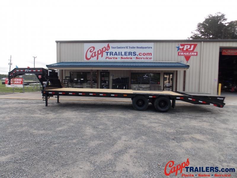 2021 PJ Trailers PJ LDR28A2BSWKO Flatbed Trailer 2021 PJ Trailers PJ LDR28A2BSWKO Flatbed Trailer