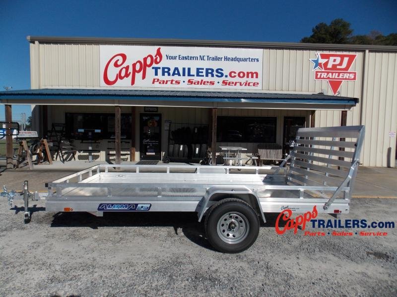 2024 Aluma 7812ESA-S-TG-LADDER RACK Utility Trailer