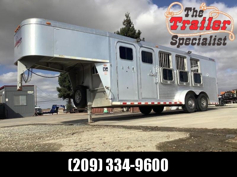 Pre-Owned 2004 Sooner 4H 21' Stock Combo Livestock Trailer Pre-Owned 2004 Sooner 4H 21' Stock Combo Livestock Trailer