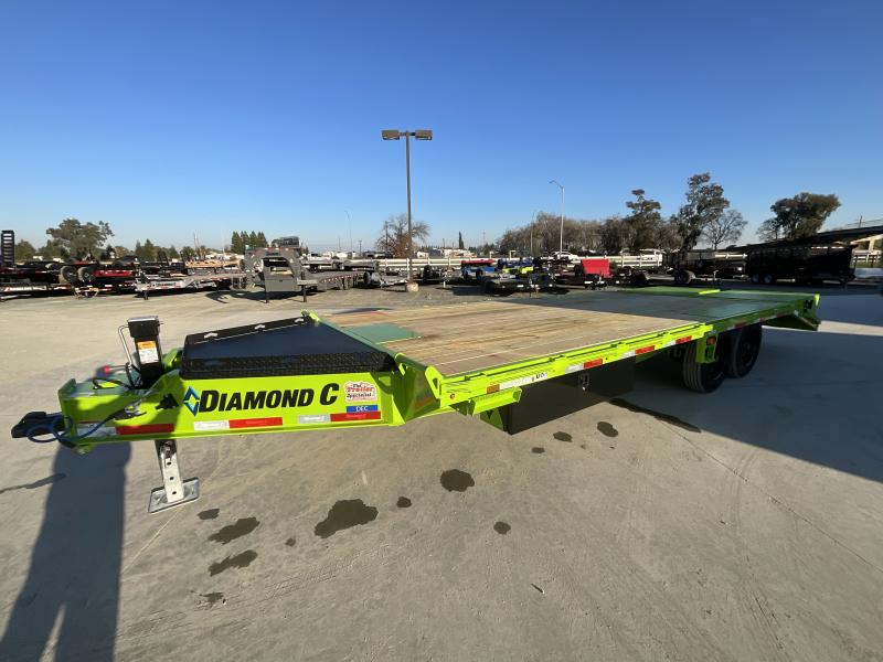NEW 2025 Diamond C Trailers DEC208L22X102 102X22 18K GVW Equipment Trailer