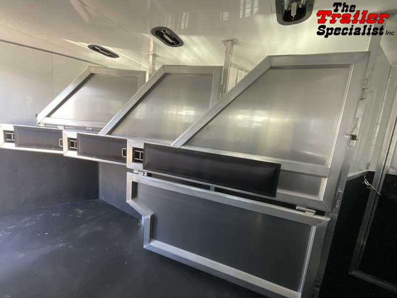 NEW 2024 Lakota Trailers C8415BB 4 Horse Charger 7'6" Tall, 8' Wide, 15'LQ Horse Trailer With **BUNK BEDS** 1754599456