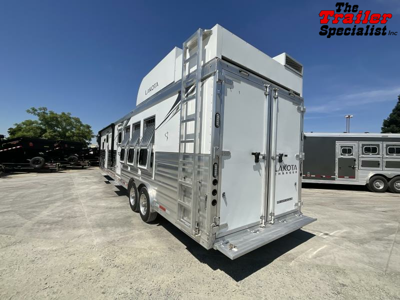 NEW 2024 Lakota Trailers C8415BB 4 Horse Charger 7'6" Tall, 8' Wide, 15'LQ Horse Trailer With **BUNK BEDS** 1754599410