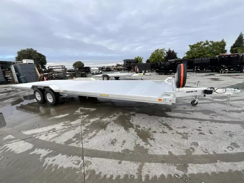 NEW 2026 Aluma WB28H-TA-EL-DOF-R-RR 8'x28' 9,990K GVW Wide Body Utility Trailer