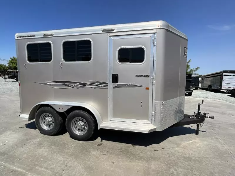 2017 Logan Coach RAM2BP 2 HORSE RAMPAGE BP Horse Trailer