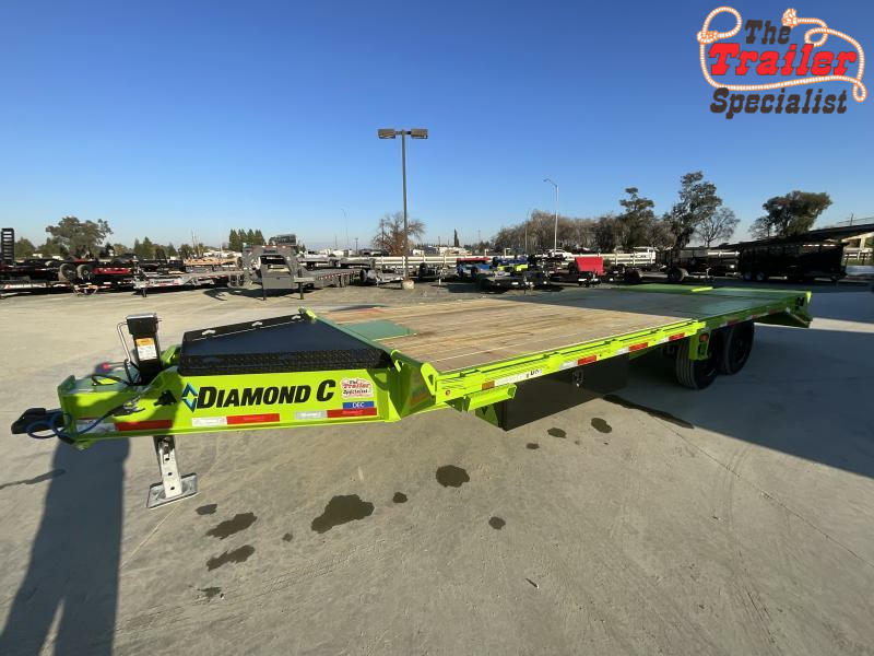 NEW 2025 Diamond C Trailers DEC208L22X102 102X22 18K GVW Equipment Trailer