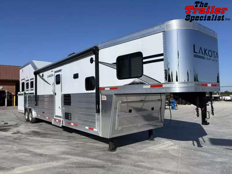 2026 LAKOTA IN8315FKP  15FT LQ GN 3H SLANT  HORSE TRAILER