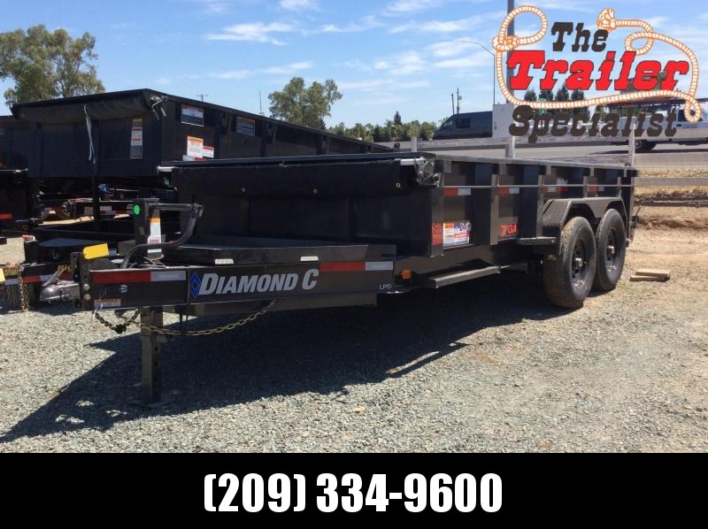NEW 2020 Diamond C Trailers low pro 7x14 7 gauge floor LPD207L Dump Trailer NEW 2020 Diamond C Trailers low pro 7x14 7 gauge floor LPD207L Dump Trailer