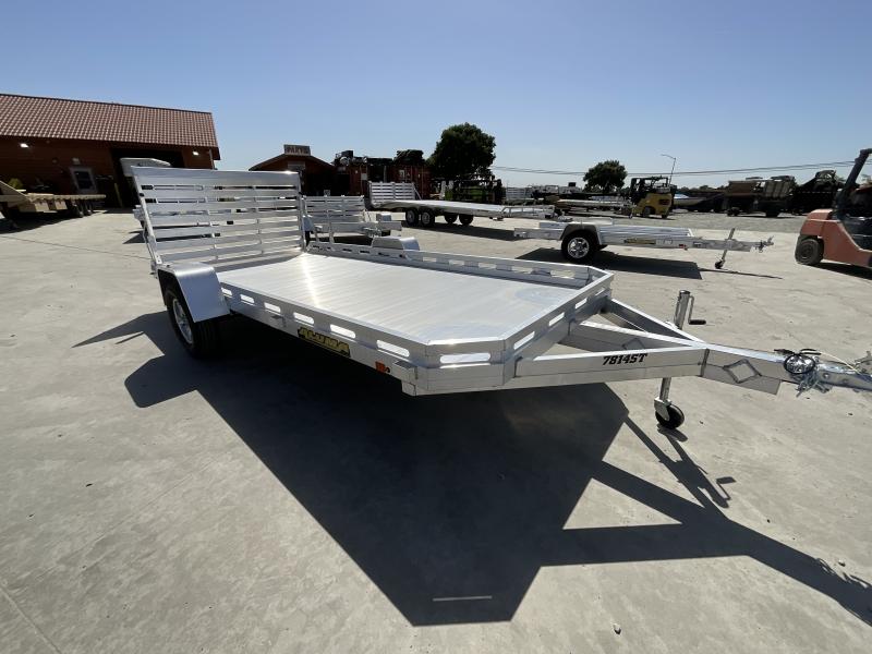 NEW 2025 Aluma 7814S-TG 78X14' 2,990 GVW Utility Trailer