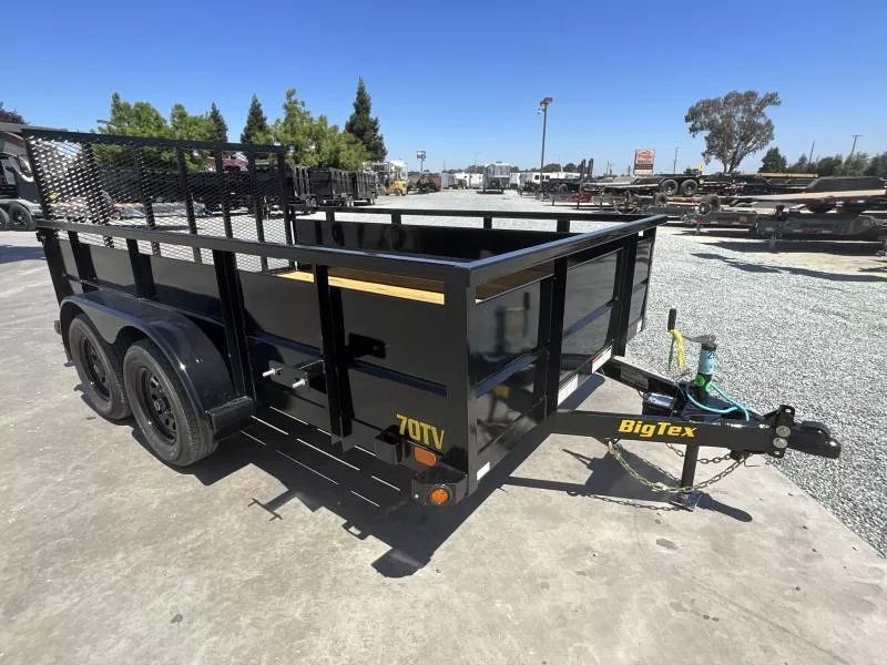 New 2026 Big Tex 70TV-12 7x12 Utility Trailer 