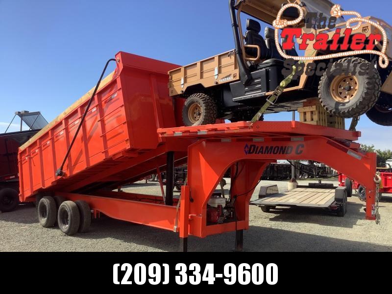 Pre-Owned 2021 Diamond C Trailers WDT212L 96" x 18' Dump Trailer Pre-Owned 2021 Diamond C Trailers WDT212L 96" x 18' Dump Trailer