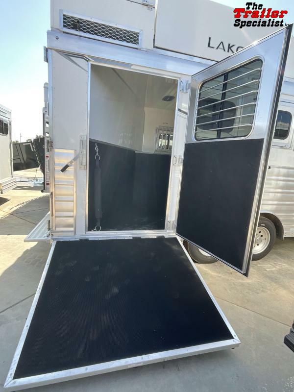 NEW 2024 Lakota Trailers C8415BB 4 Horse Charger 7'6" Tall, 8' Wide, 15'LQ Horse Trailer With **BUNK BEDS** 1754599441