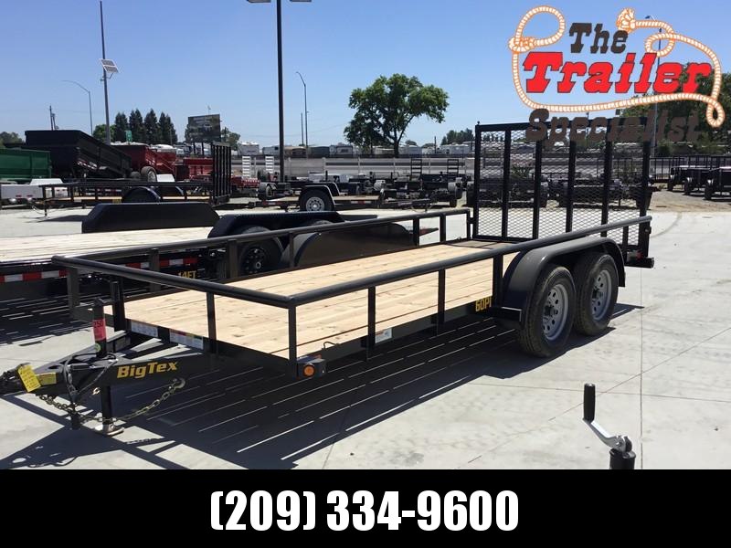 NEW 2022 Big Tex 60PI-16 brakes on both 6.5' x 16' 6K GVW Utility Trailer NEW 2022 Big Tex 60PI-16 brakes on both 6.5' x 16' 6K GVW Utility Trailer