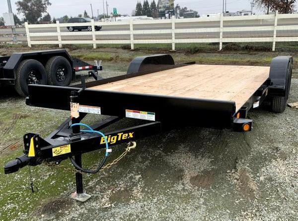 NEW 2025 Big Tex Trailers 70CH-18BRK2 7x18' 7K GVWR Car / Racing Trailer