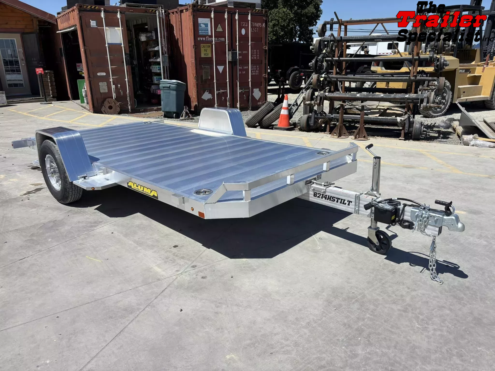 NEW 2026 Aluma 8214H-TILT-S-EL-RTD 82" x 14'  5200 GVW Utility Trailer 1754599546
