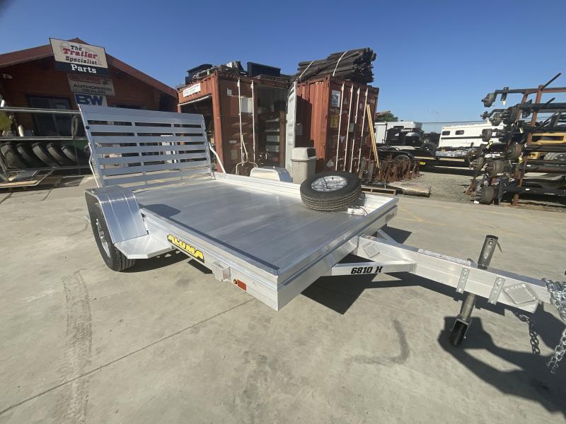 NEW 2025 Aluma 6810H-S-TG 2,990 lbs GVWR Utility Trailer