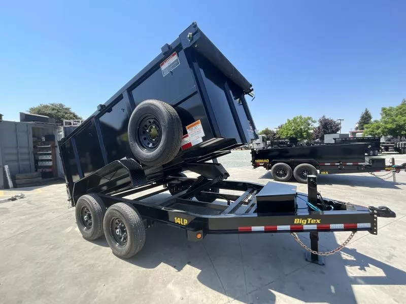 NEW 2026 Big Tex Trailers 14LP-12P4 83"x12' 14K GVW Dump Trailer With 4' Sides 
