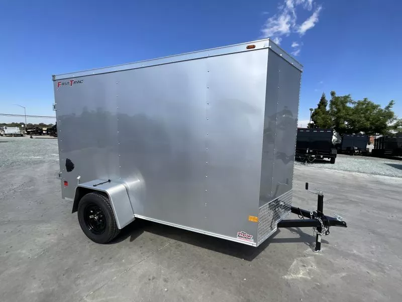 NEW 2026 Wells Cargo FT510S2-D FAST TRAC 5X10 2,990K GVW Enclosed Cargo Trailer