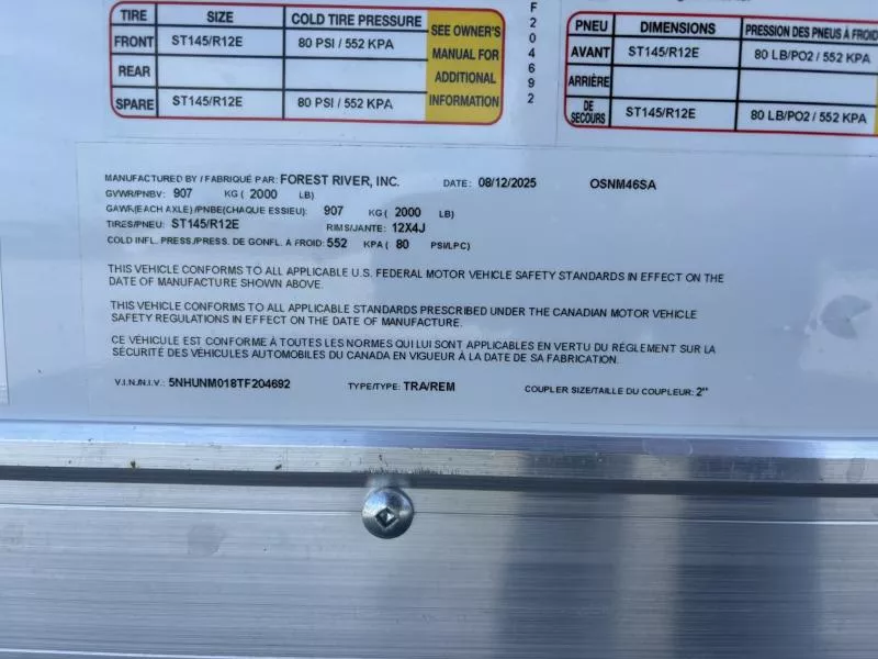 new Cargo (Enclosed) Trailers Cargo King  for sale, in Acampo, CA Thumbnail 13