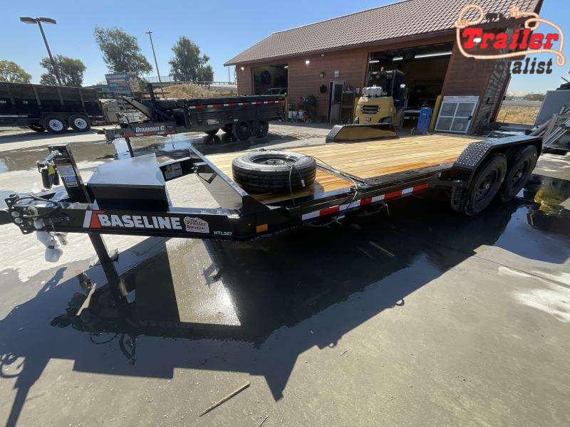 2025 Baseline HTL207L20X82. 82"X 20' 14K GVW TANDEM TILT EQUIPMENT TRAILER