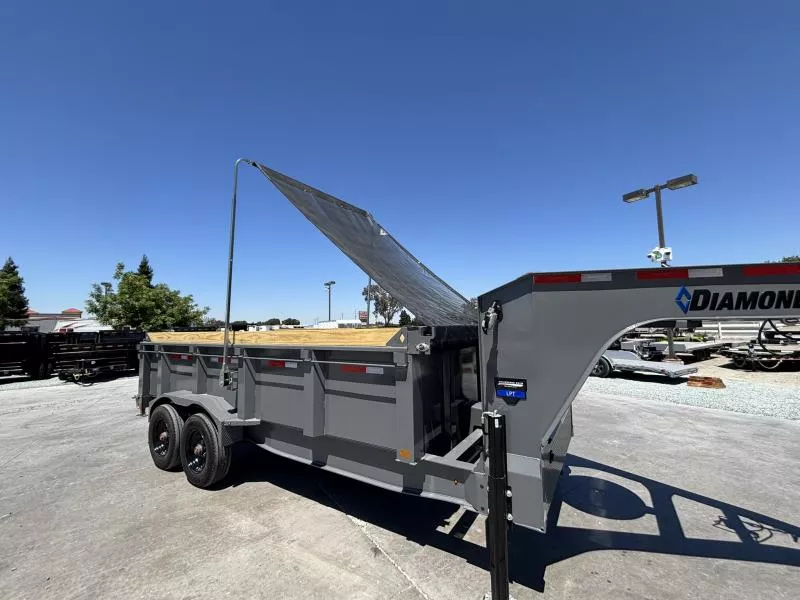 NEW 2025 Diamond C Trailers LPT210L16X82GNP3 82"X16' 23K GVW Dump Trailer